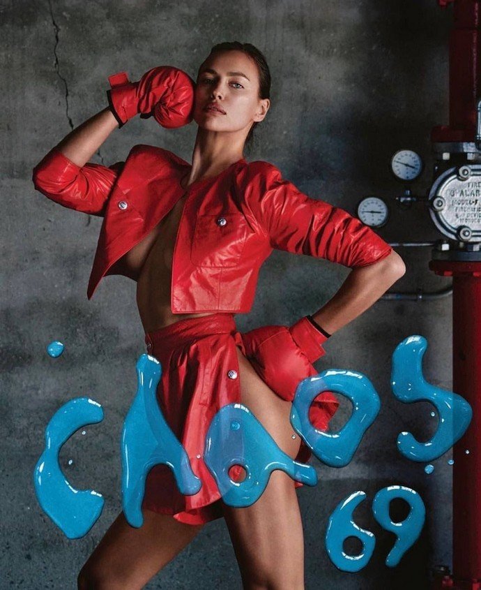 Ирина Шейк, Белла Хадид и Эшли Грэм предстали в очень пикантных образах на обложке журнала Chaos 69