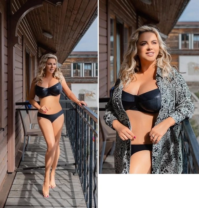 Анна Семенович решила сама выступить моделью в рекламе бикини