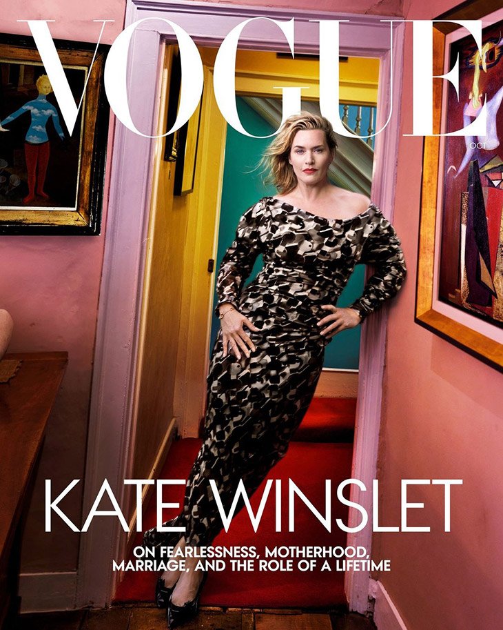 Кейт Уинслет снялась для Vogue и рассказала о работе над новым фильмом