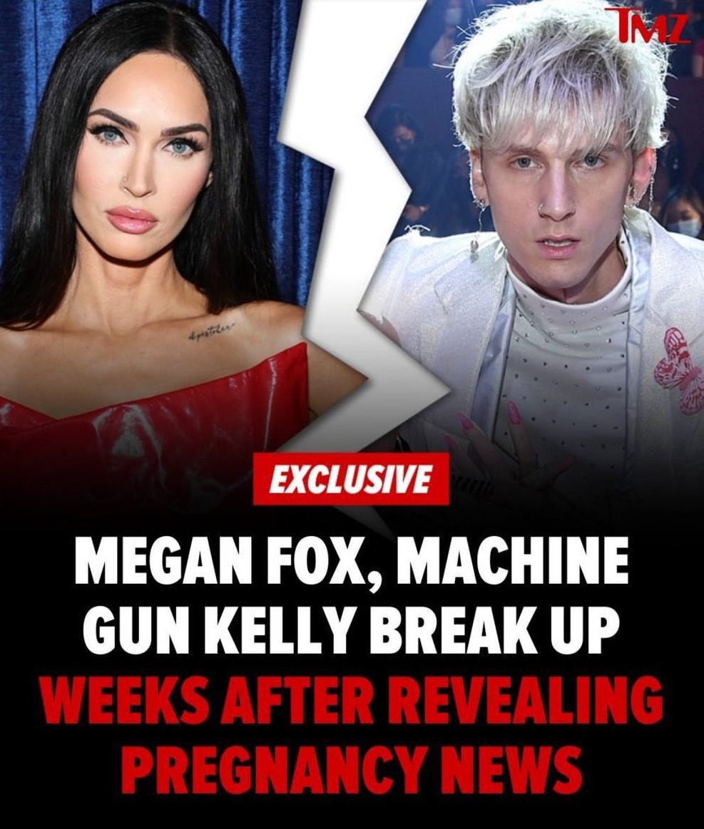 Беременная Меган Фокс рассталась с Machine Gun Kelly