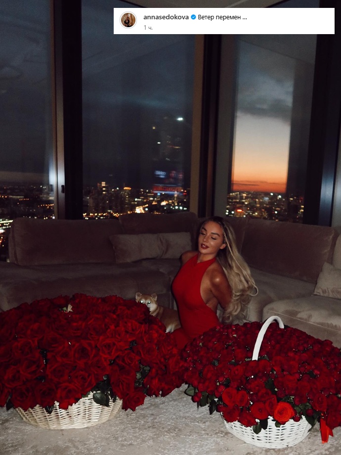 В жизни Анны Седоковой подул "ветер перемен"