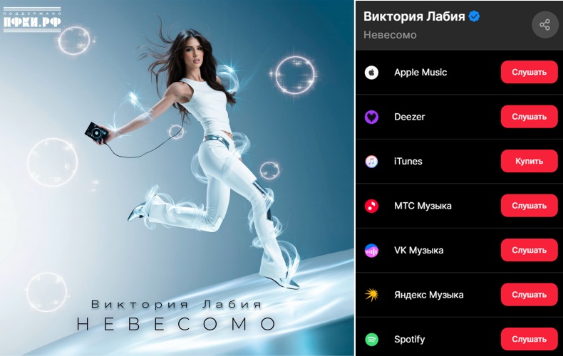 Виктория Лабия представила в «ШОУАБХАЗИИ» лирическую композицию «Невесомо» Виктория Лабия представила в «ШОУАБХАЗИИ» лирическую композицию «Невесомо»