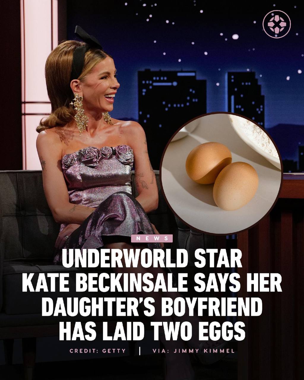 Экстравагантная Кейт Бекинсейл поделилась фантастической историей о том, что её зять несёт яйца Экстравагантная Кейт Бекинсейл поделилась фантастической историей о том, что её зять несёт яйца